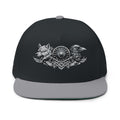 Rune Embroidered Flat Bill Cap