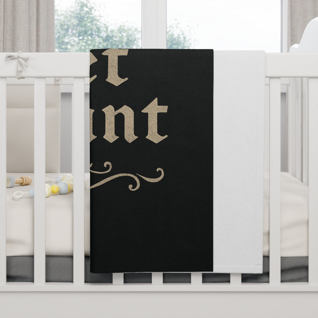 Baby Blanket — "Tiny Teet Tyrant" Soft Fleece Gift for Newborns & Toddlers