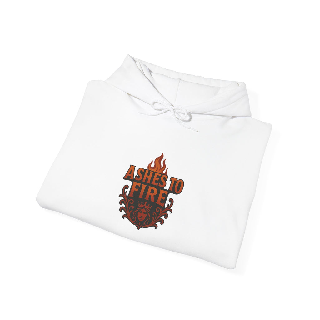Ashes to Fire — Phoenix Ascension Hoodie (Back Print)
