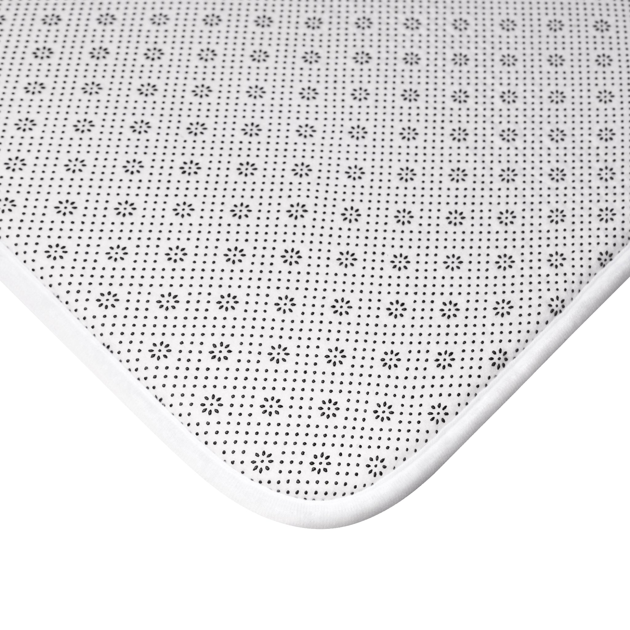 Tree of Life Bath Mat — "My Intentions Water My Roots" Inspirational Bathroom Rug