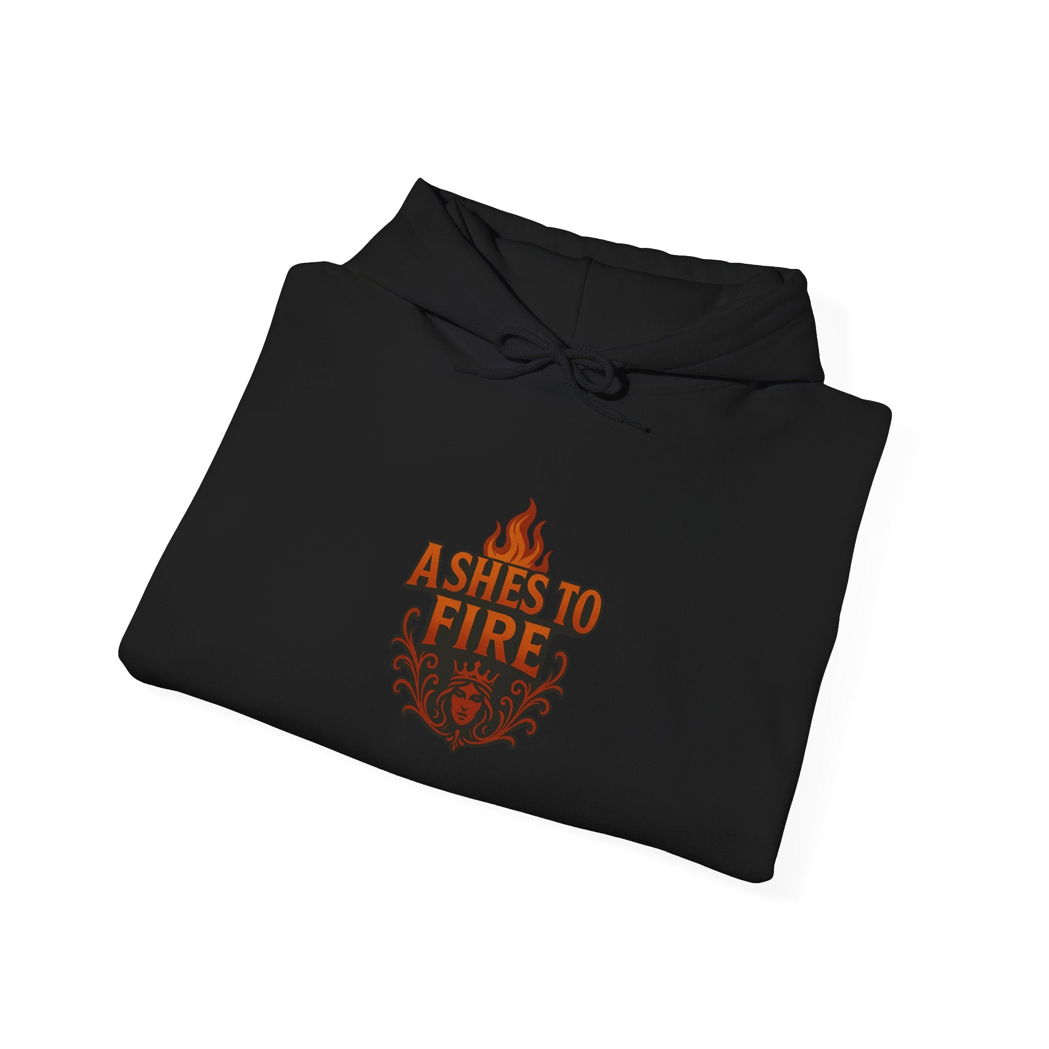 Ashes to Fire — Phoenix Ascension Hoodie (Back Print)