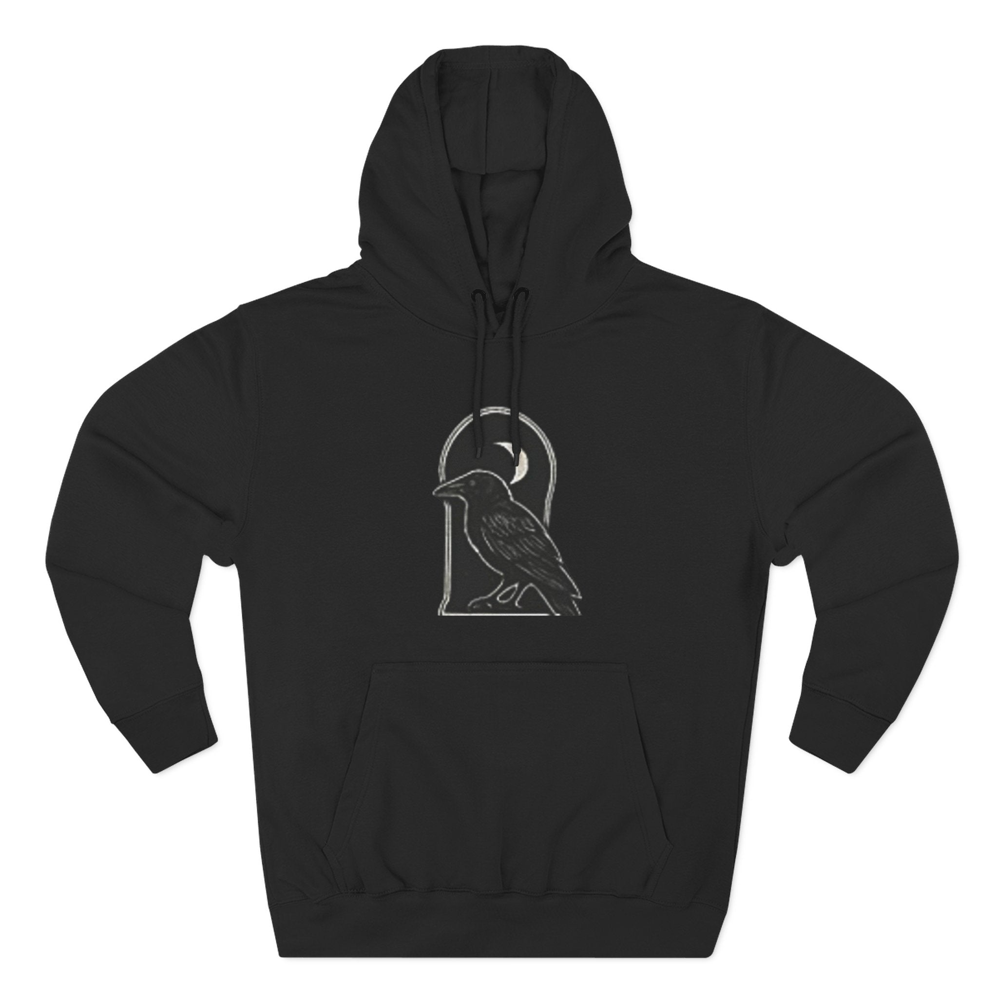 Three‑Panel Fleece Hoodie — Forged Under Chaos Edition