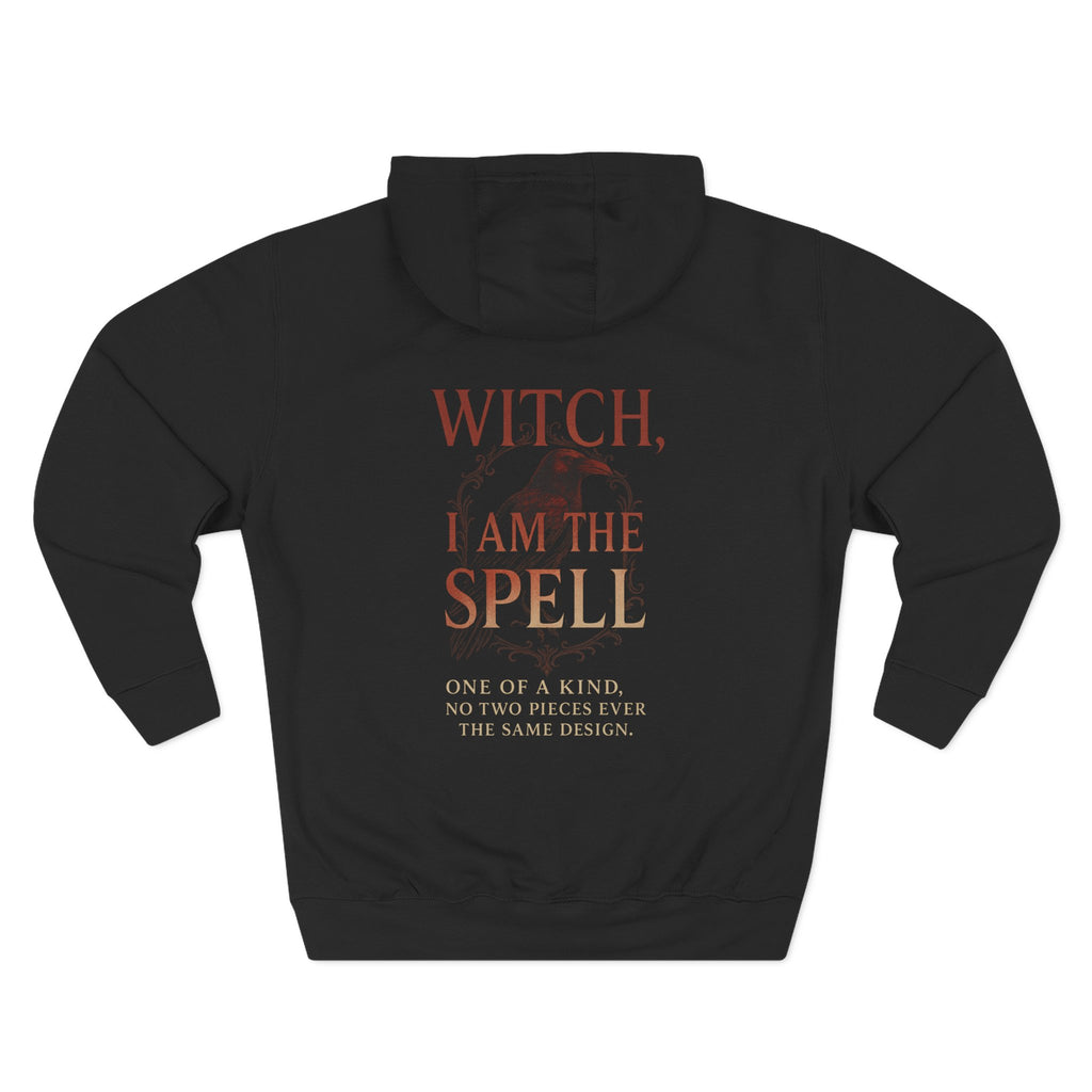 Three‑Panel Fleece Hoodie — Forged Under Chaos Edition