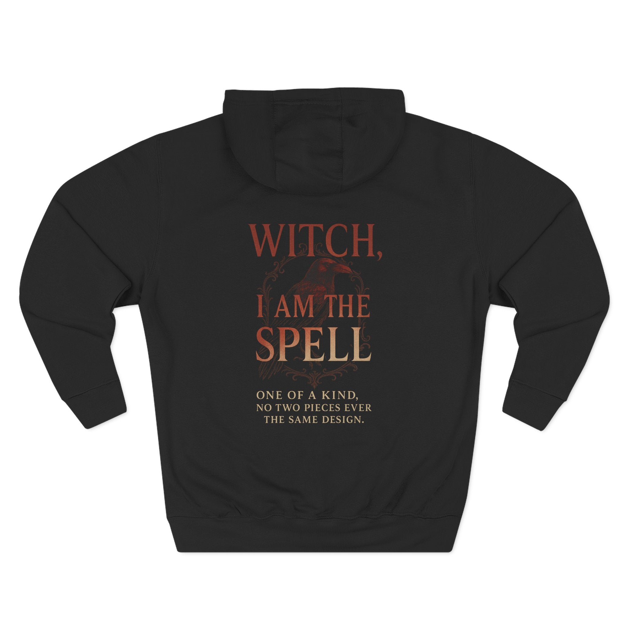 Three‑Panel Fleece Hoodie — Forged Under Chaos Edition