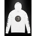 Queen of Mayhem Hooded Tee — Monochrome Edition