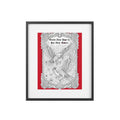 Grieve Your Past to See Your Future — Framed Art Poster | Forged Under Chaos™